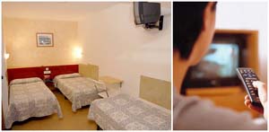 Triple with private facilities (shower), and breakfast